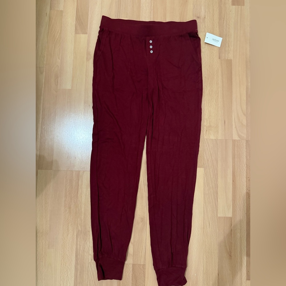 Alfani NWT red jogger pajama pants